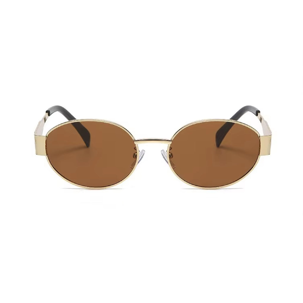 Nova Wire |Classic Oval Metal Sunglasses
