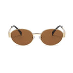 Nova Wire |Classic Oval Metal Sunglasses