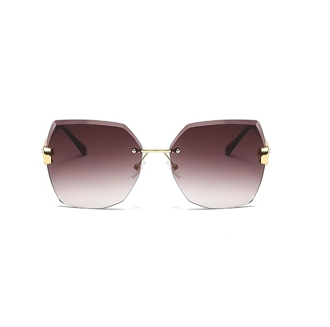 Obsidian |Oversized Hexagonal Metal Sunglasses