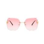 Obsidian |Oversized Hexagonal Metal Sunglasses
