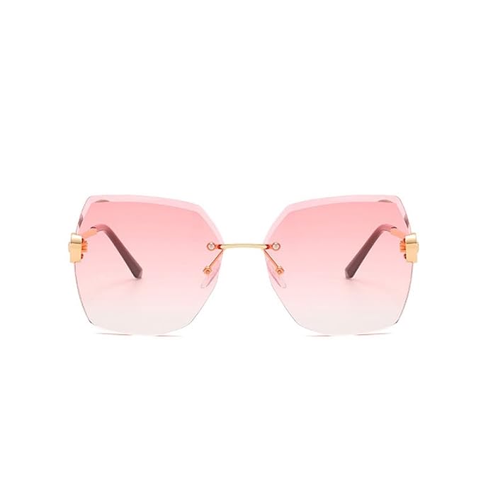 Obsidian |Oversized Hexagonal Metal Sunglasses