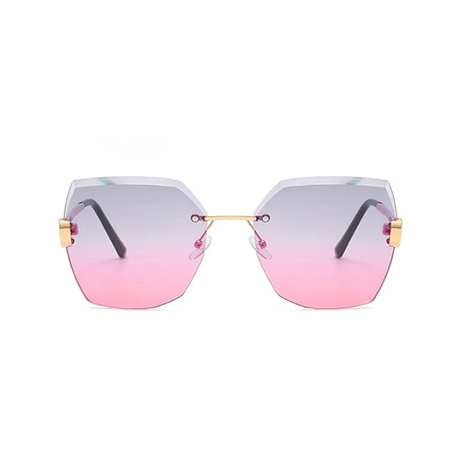 Obsidian |Oversized Hexagonal Metal Sunglasses