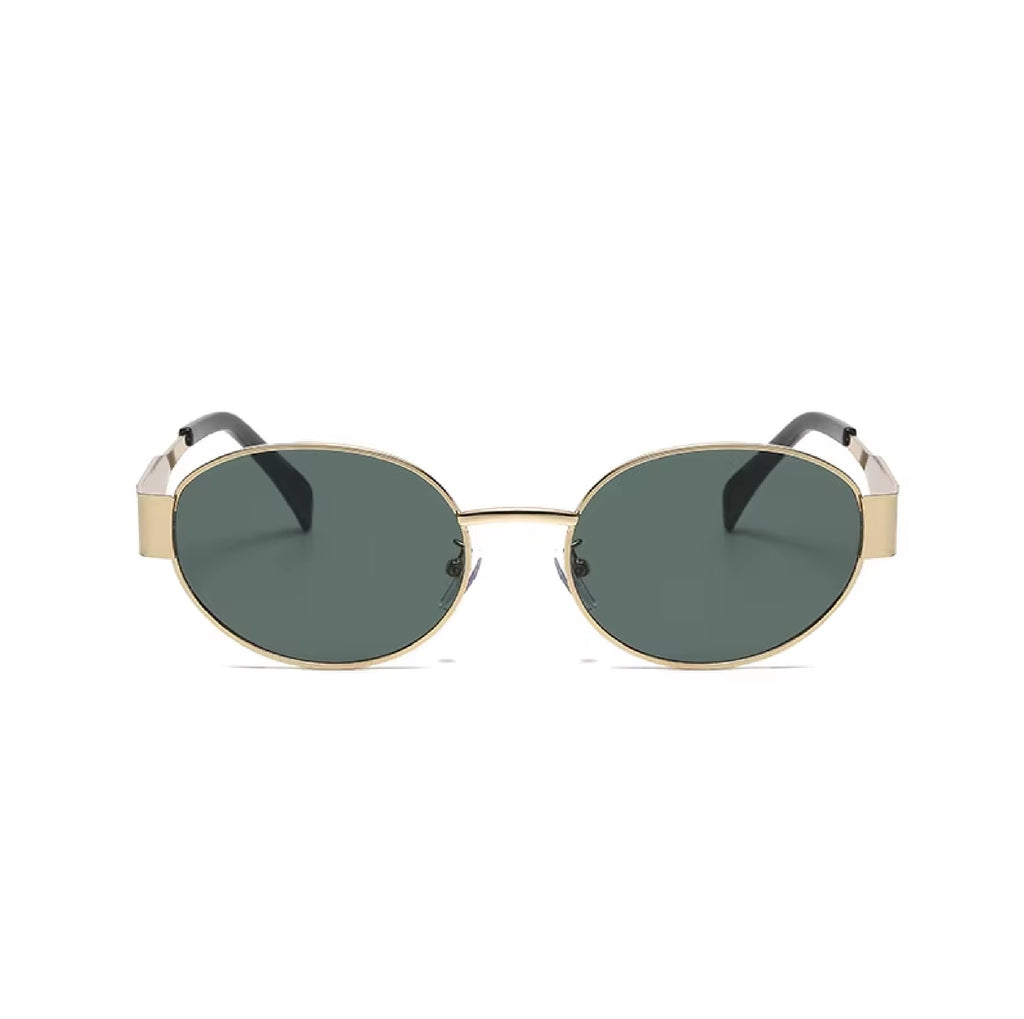 Nova Wire |Classic Oval Metal Sunglasses