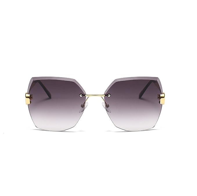 Obsidian |Oversized Hexagonal Metal Sunglasses