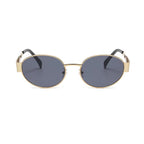 Nova Wire |Classic Oval Metal Sunglasses