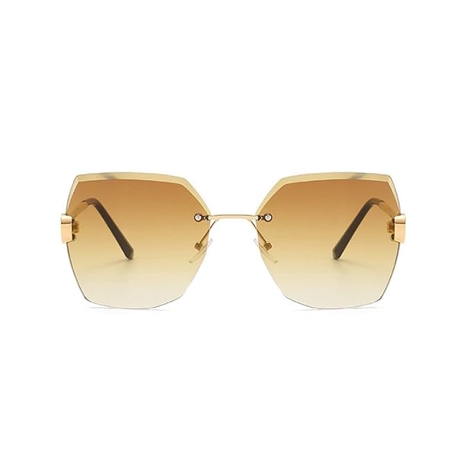 Obsidian |Oversized Hexagonal Metal Sunglasses