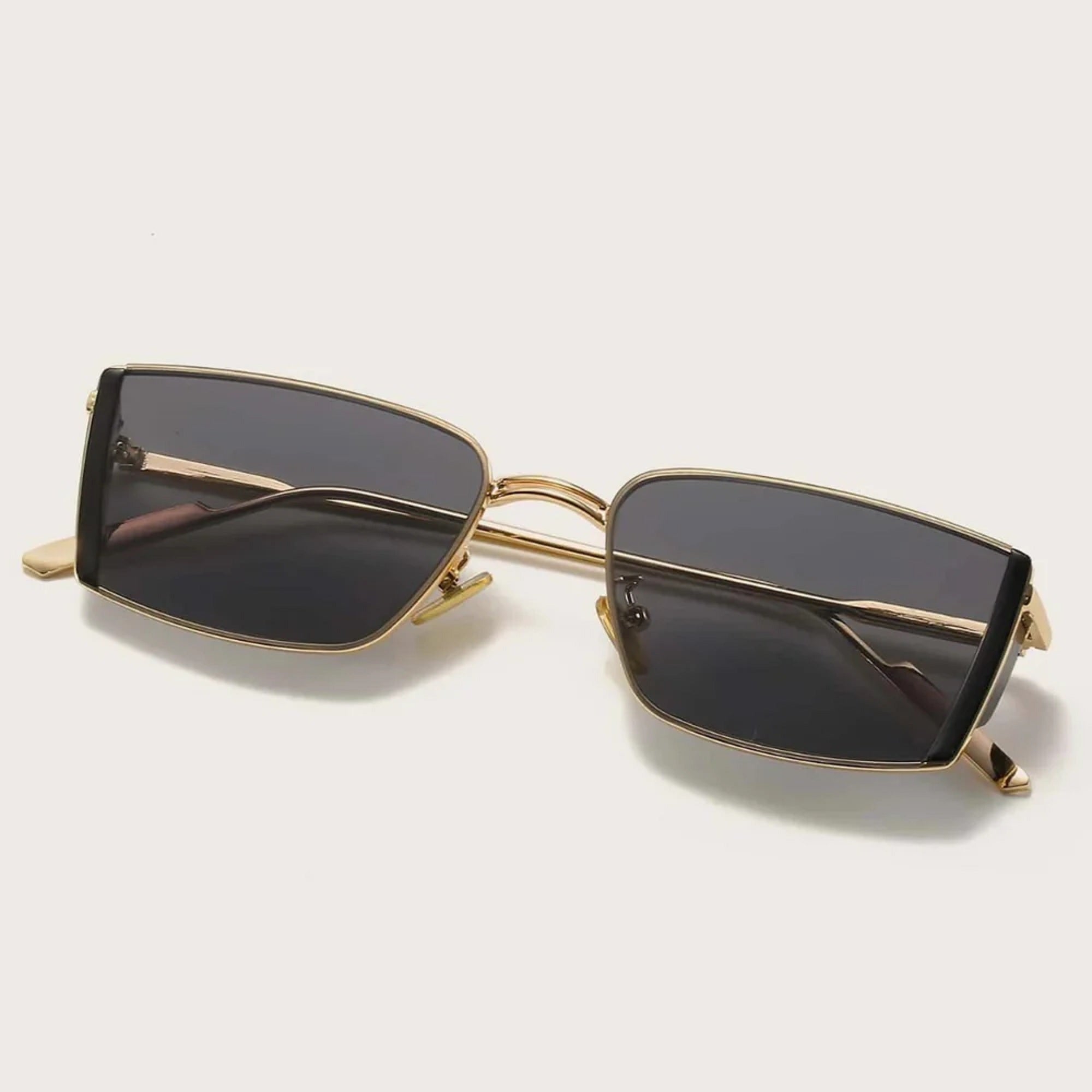The Visionary |Classic Rectangle Metal Sunglasses