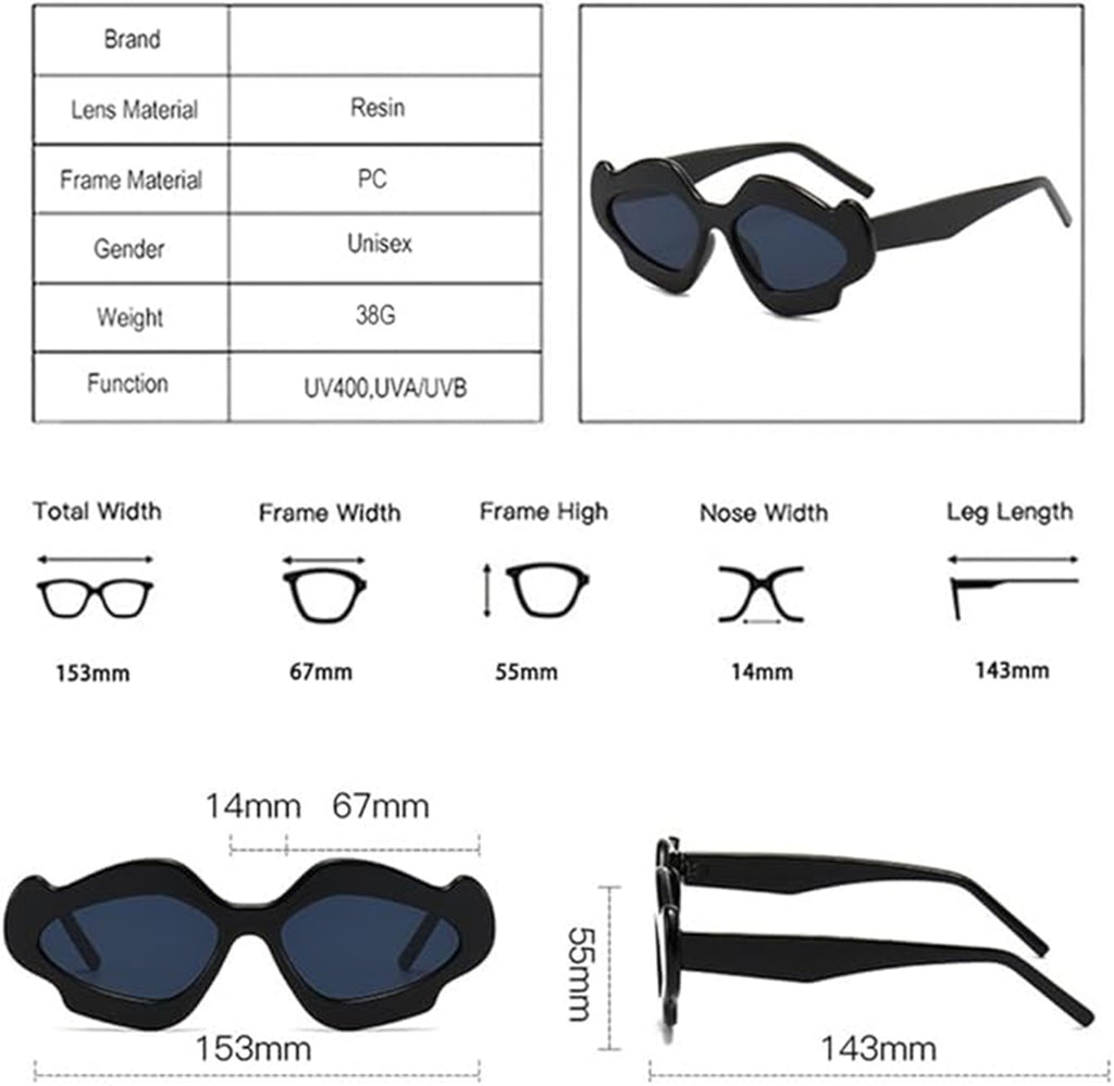 Orbit |Fashion Oval PC Sunglasses