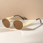 Nova Wire |Classic Oval Metal Sunglasses