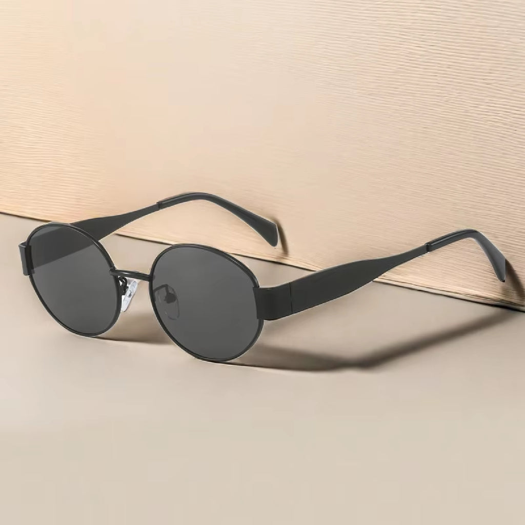 Nova Wire |Classic Oval Metal Sunglasses