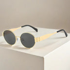 Nova Wire |Classic Oval Metal Sunglasses