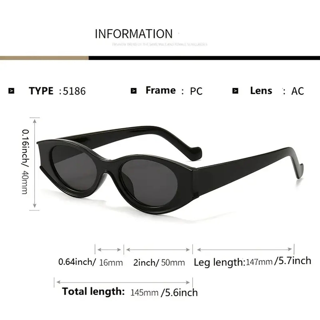 Solstice Prime |Fashion Oval PC Sunglasses