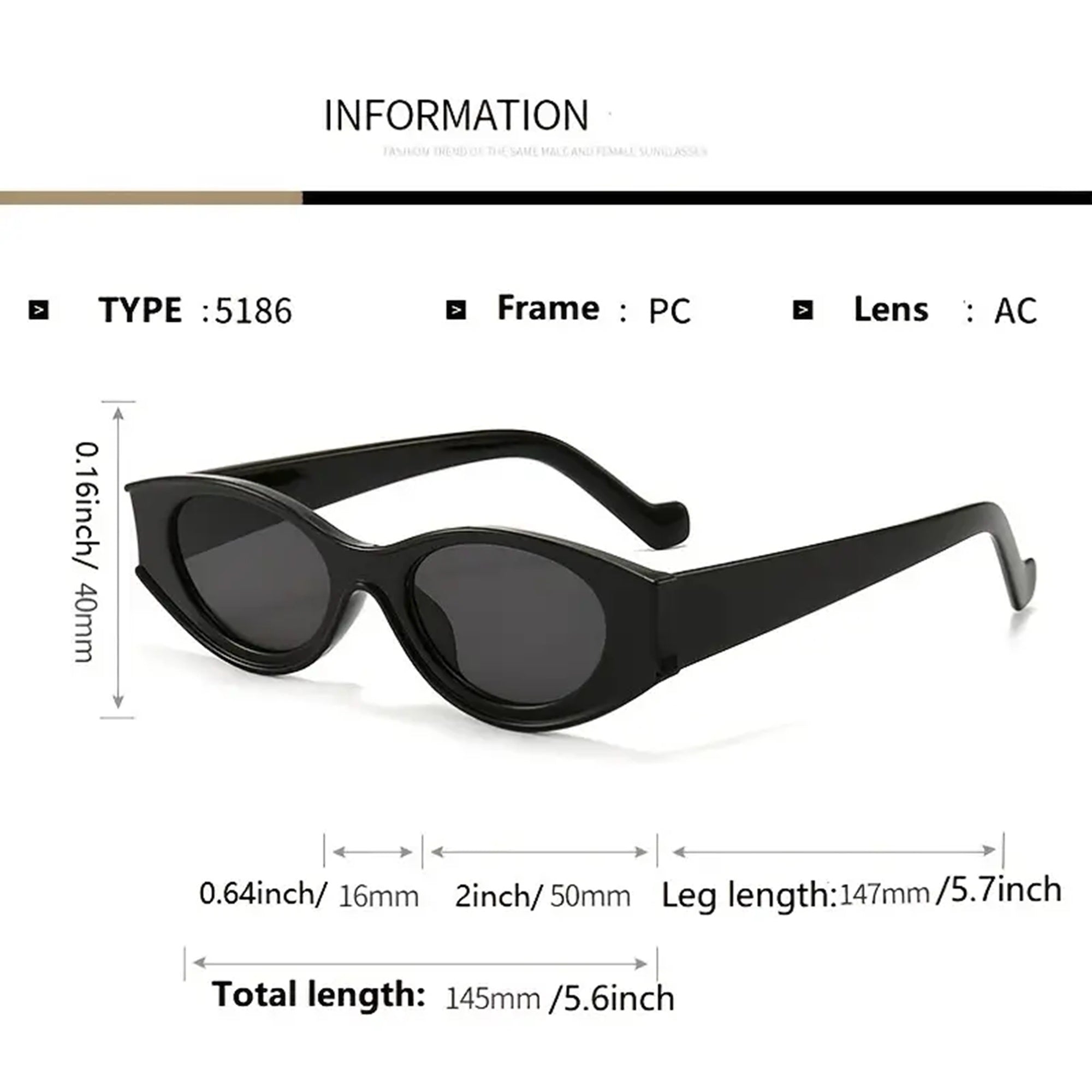 Solstice Prime |Fashion Oval PC Sunglasses