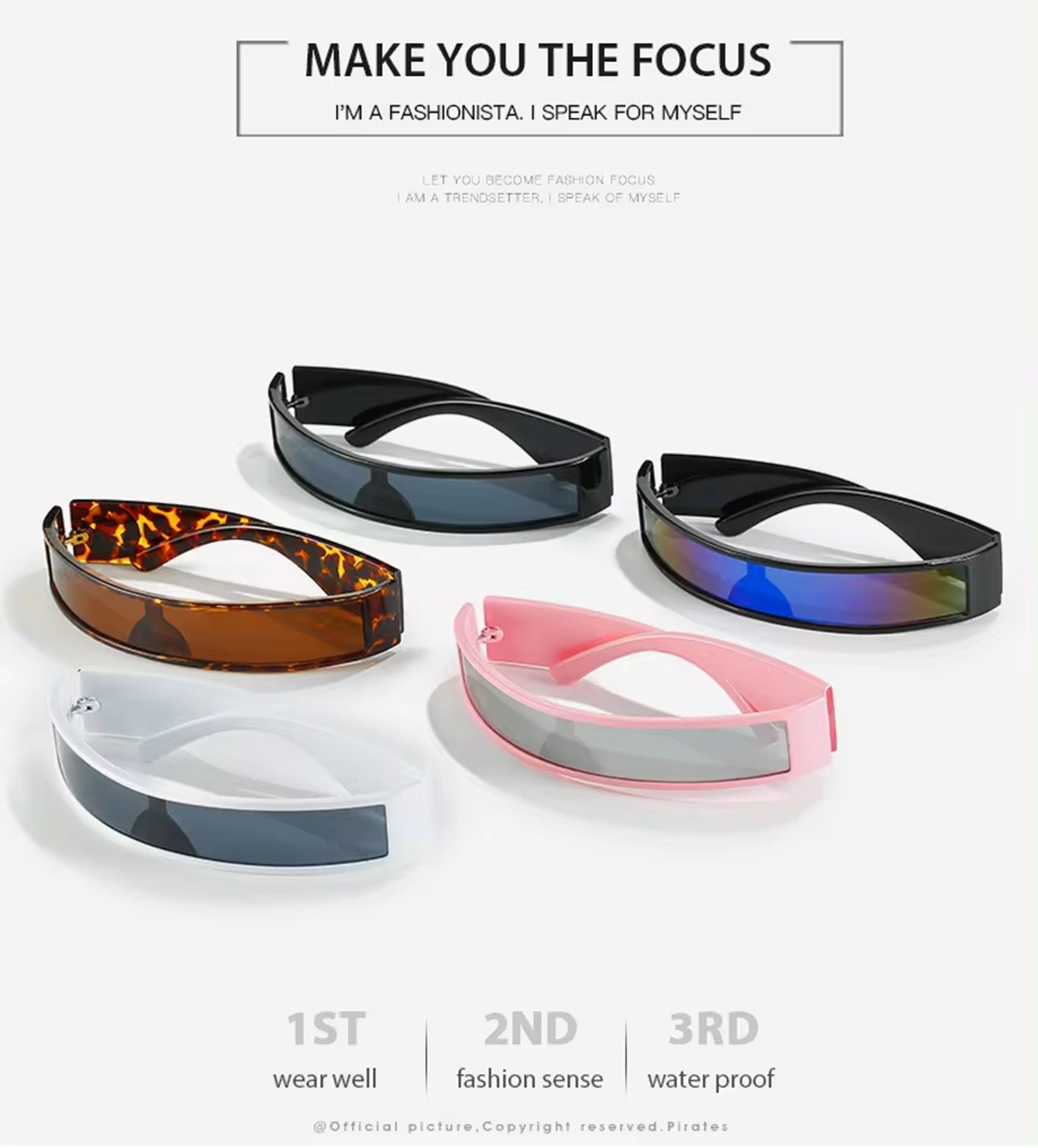 Breeze |Futuristic Wraparound PC Sunglasses