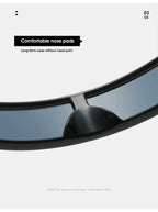 Breeze |Futuristic Wraparound PC Sunglasses