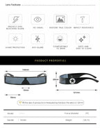 Breeze |Futuristic Wraparound PC Sunglasses
