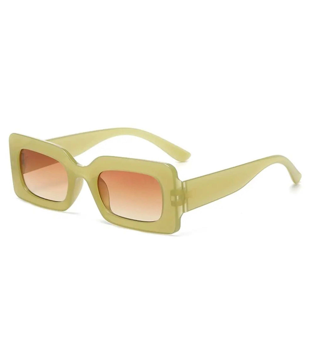 Flint | Fashion Rectangle Acetate Sunglasses