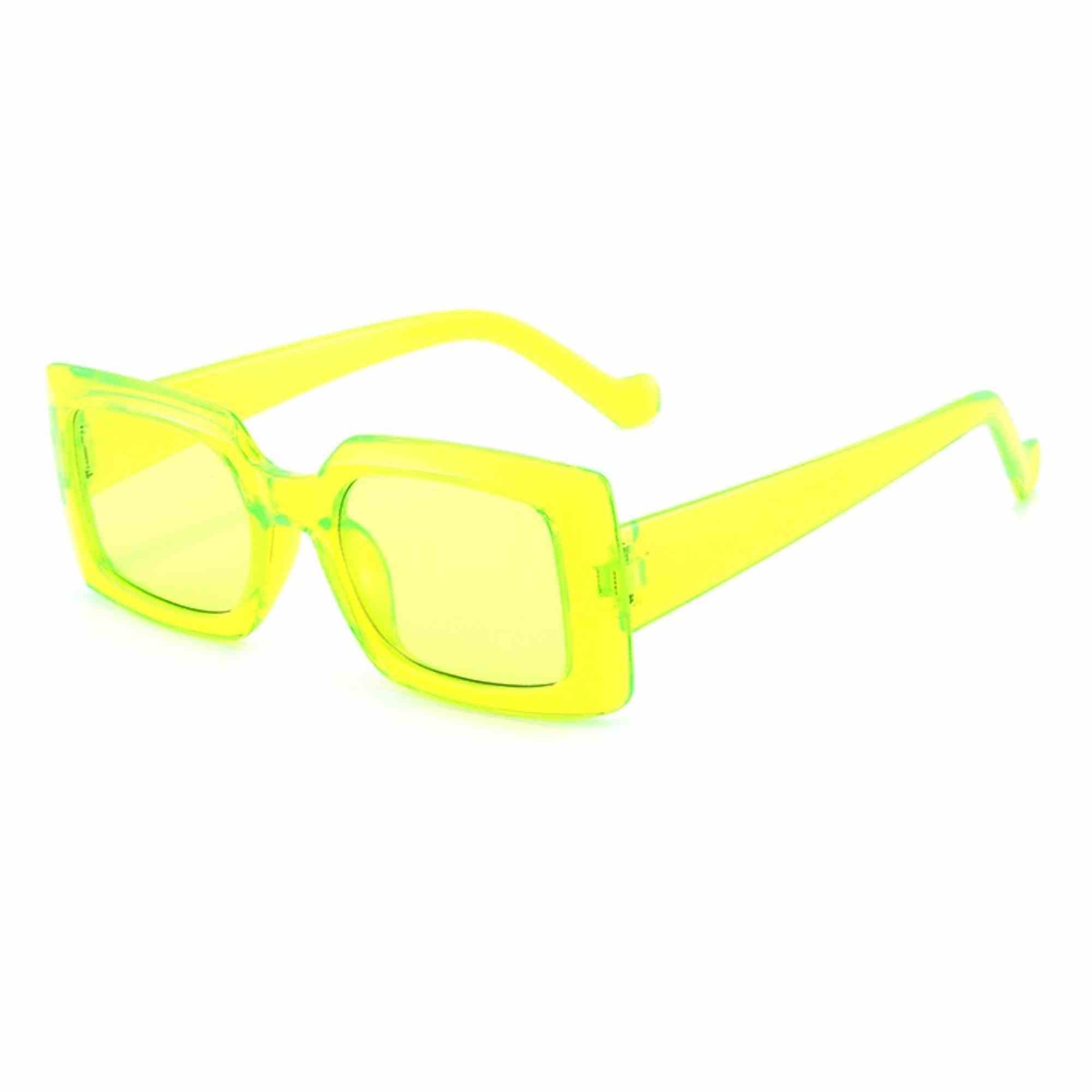 The Critic | Fashion Rectangle Acetate Sunglasses