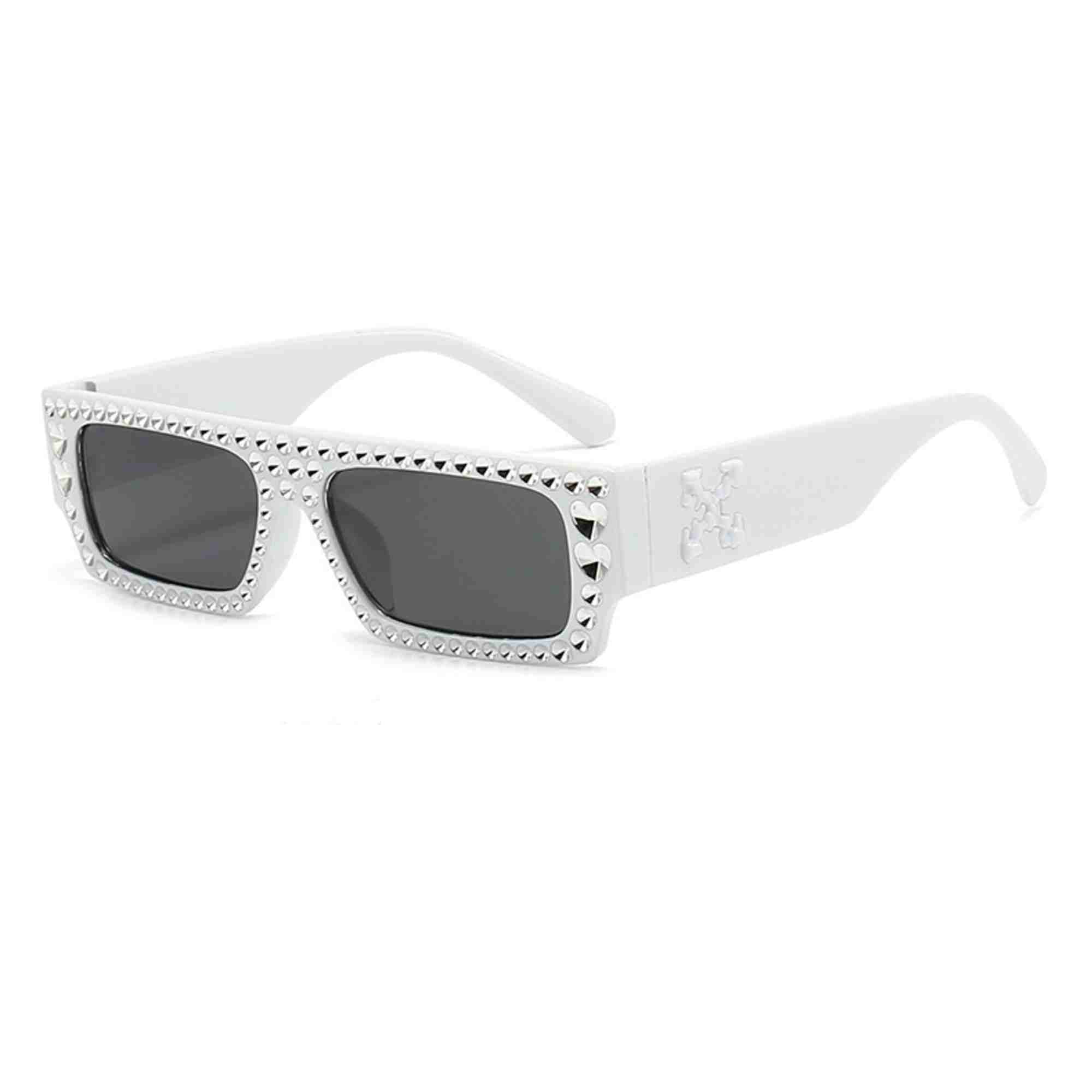 Slate | Fashion Rectangle Acetate Sunglasses