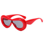 The Icon | Funky Oval Acetate Sunglasses