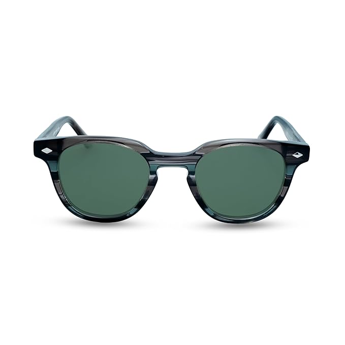 Symmetry |Classic Round Acetate Sunglasses