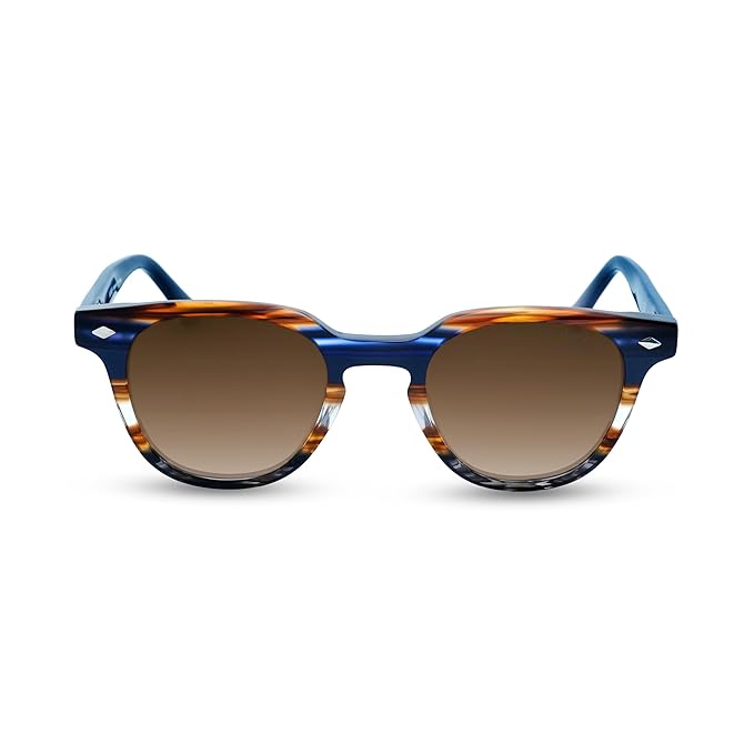 Symmetry |Classic Round Acetate Sunglasses