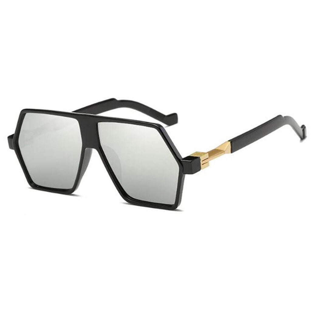 The Architect | Retro Vintage Hexagonal Acetate Sunglasses