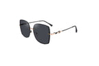 Caspian | Oversized Square Metal Sunglasses
