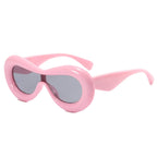 The Icon | Funky Oval Acetate Sunglasses