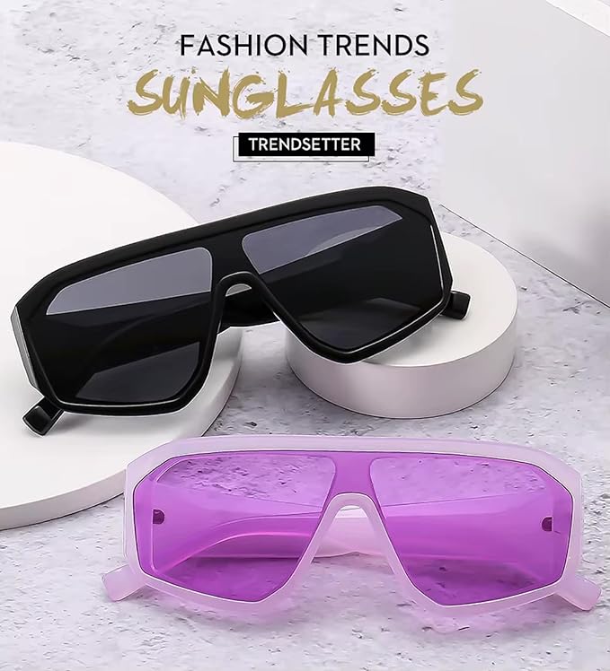 The Vanguard | Fashion Square Acetate Sunglasses