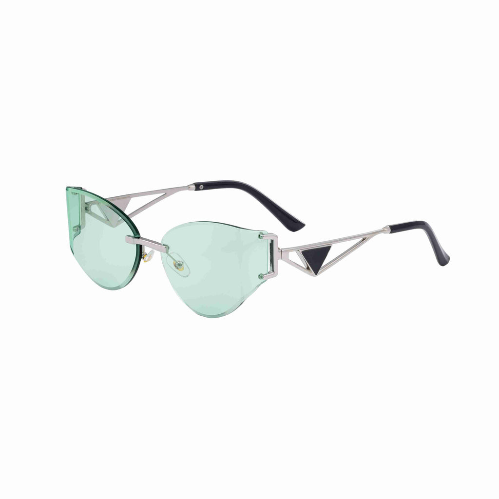 The Vanguard II | Classic Cat-Eye Metal Sunglasses