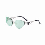 The Vanguard II | Classic Cat-Eye Metal Sunglasses