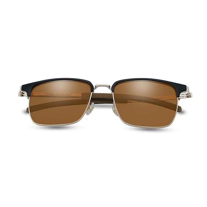 The Aviatrix |Classic Clubmaster Metal Sunglasses
