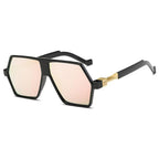 The Architect | Retro Vintage Hexagonal Acetate Sunglasses
