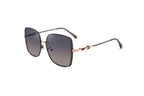 Caspian | Oversized Square Metal Sunglasses