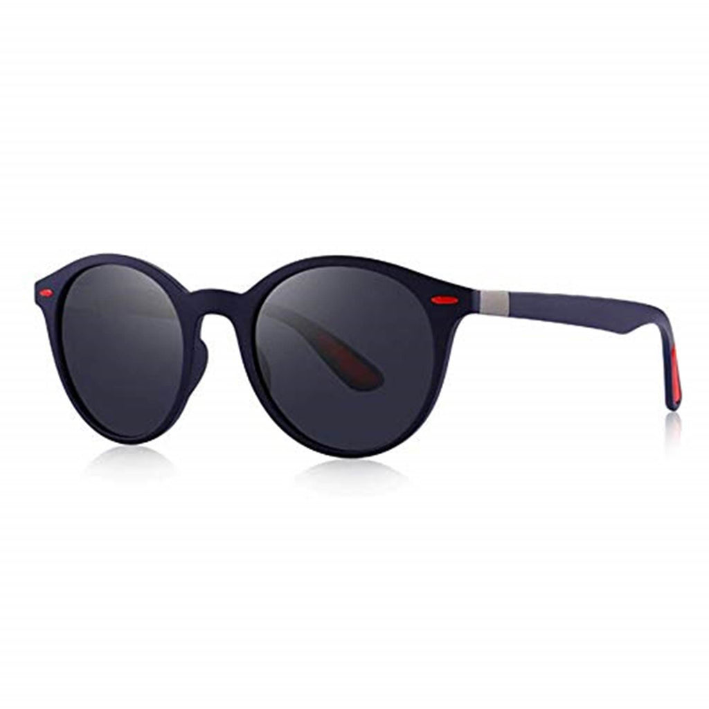 AUGEN Round Unisex Sunglasses - Blue-1