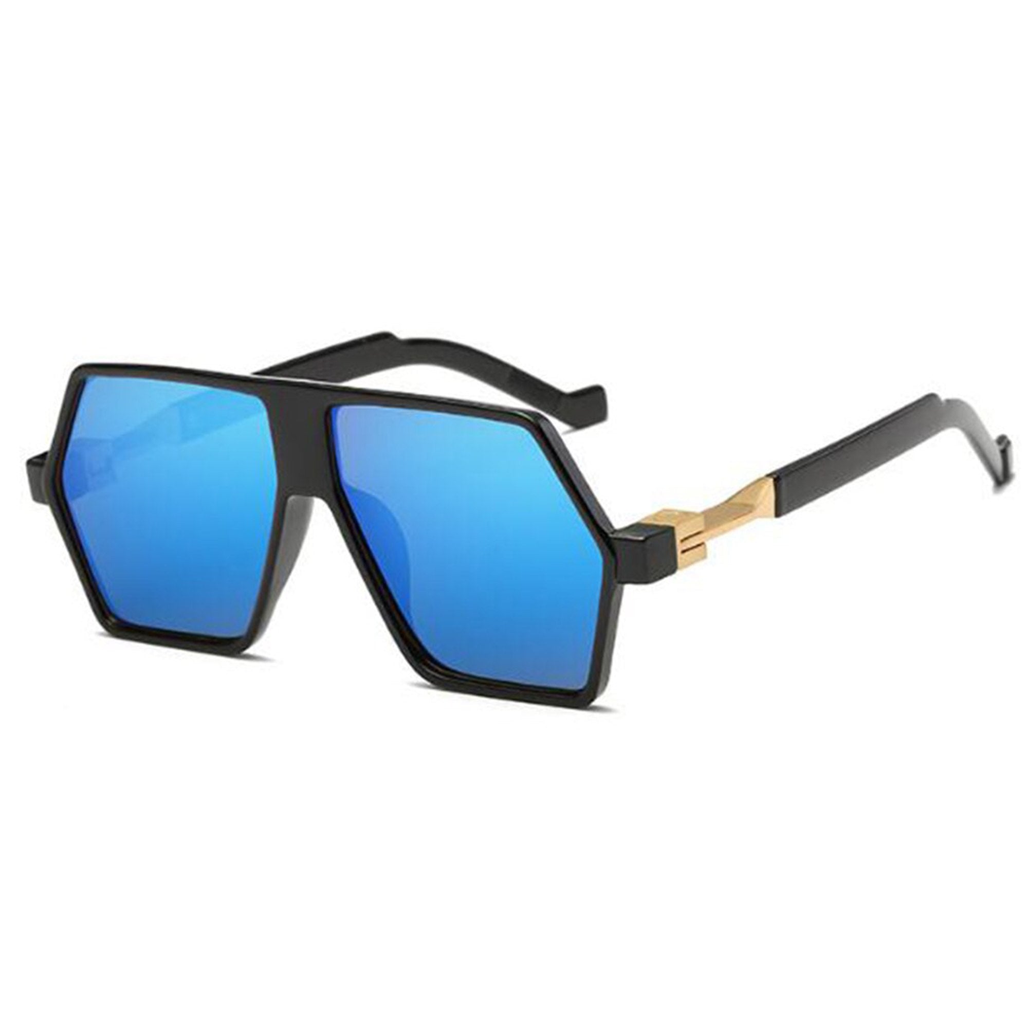 The Architect | Retro Vintage Hexagonal Acetate Sunglasses