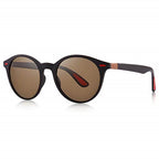AUGEN Round Unisex Sunglasses - Brown