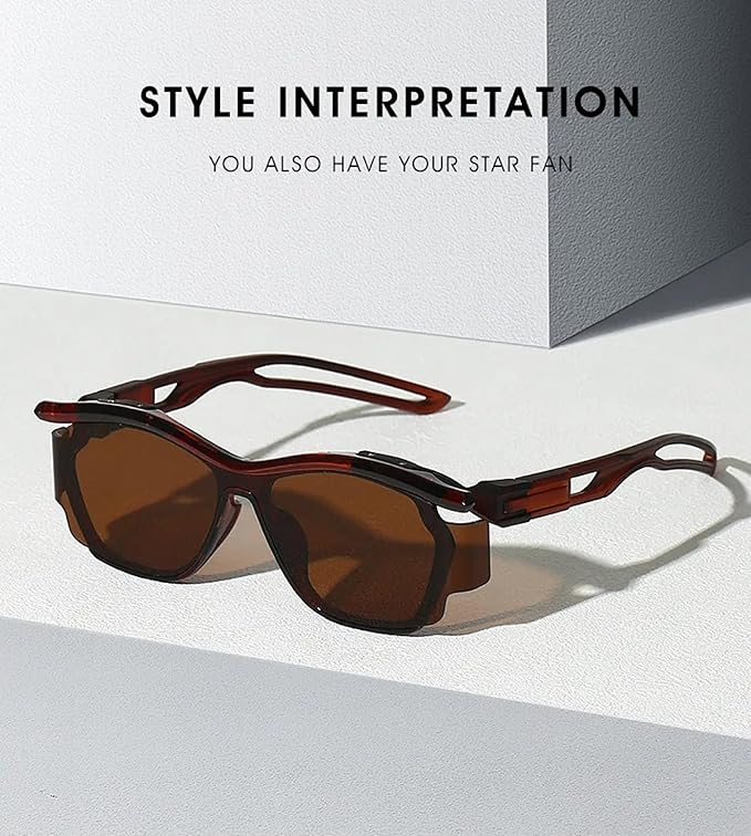 Ridge | Fashion Wraparound Acetate Sunglasses