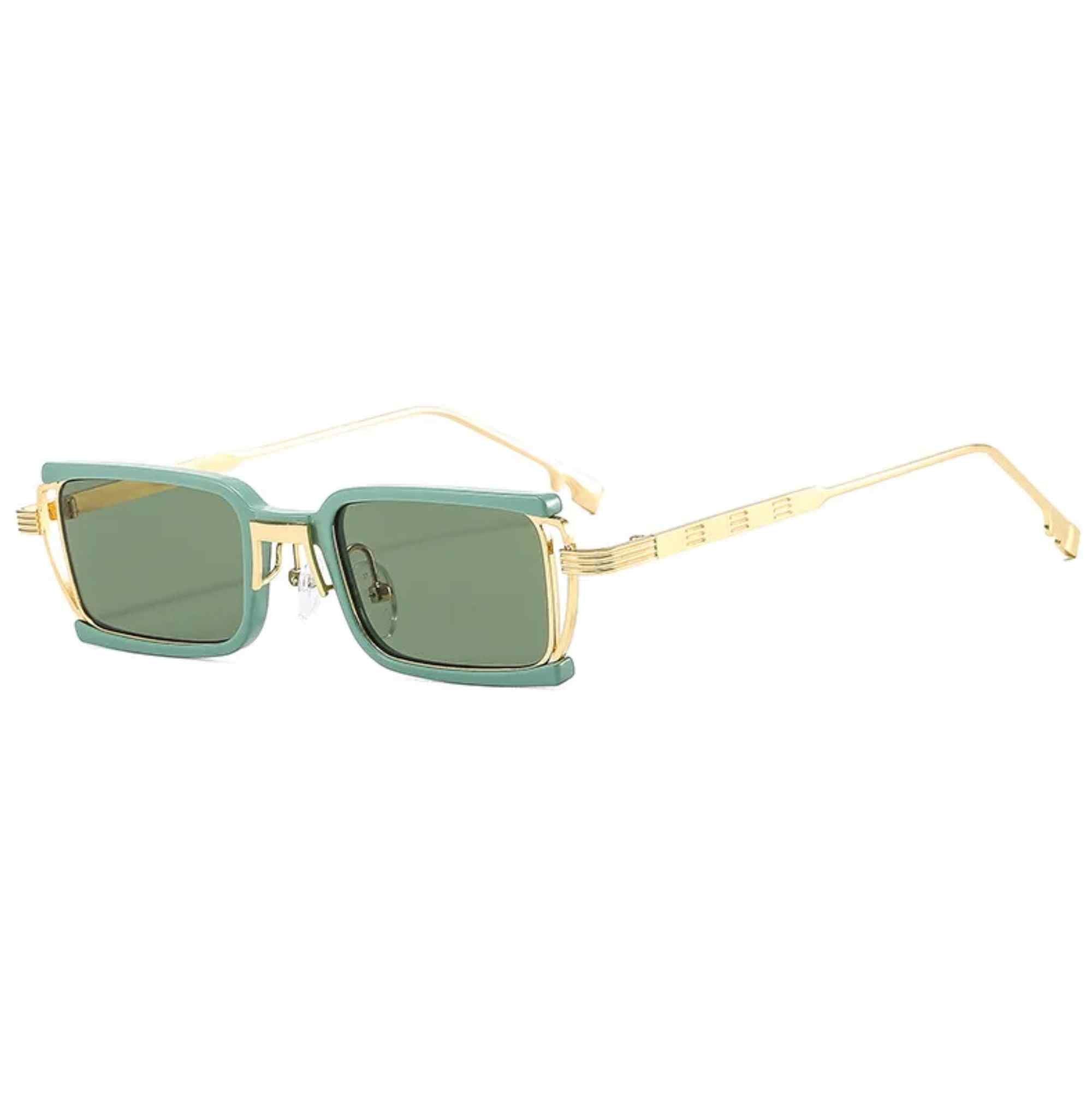 The Outlier | Retro Vintage Rectangle Metal Sunglasses