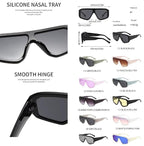 The Vanguard | Fashion Square Acetate Sunglasses