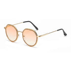 The Lyricist | Rhinestone Round Acetate Sunglasses