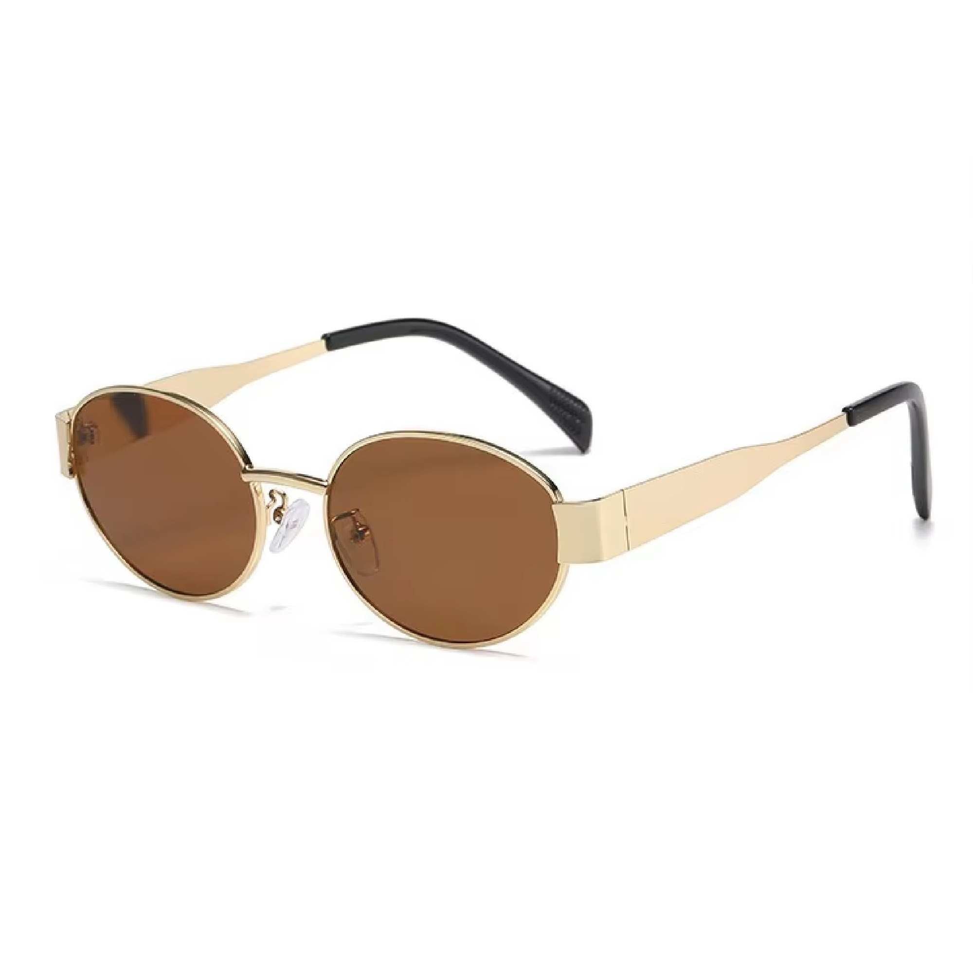 Nova Wire | Classic Oval Metal Sunglasses