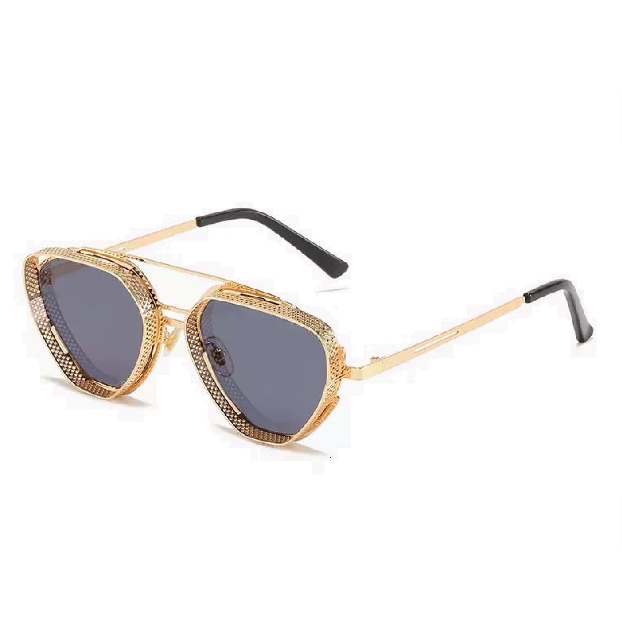 The Director | Retro Vintage Pilot Metal Sunglasses