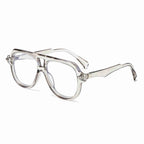 Graphite | Oversized Fashion Navigator Acetate Sunglasses