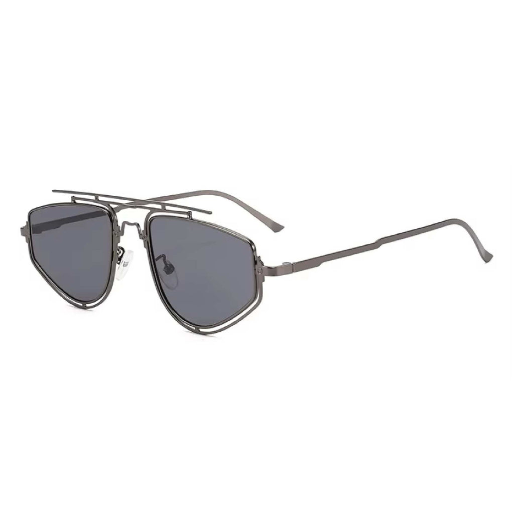 Dakota | Futuristic Navigator Metal Sunglasses
