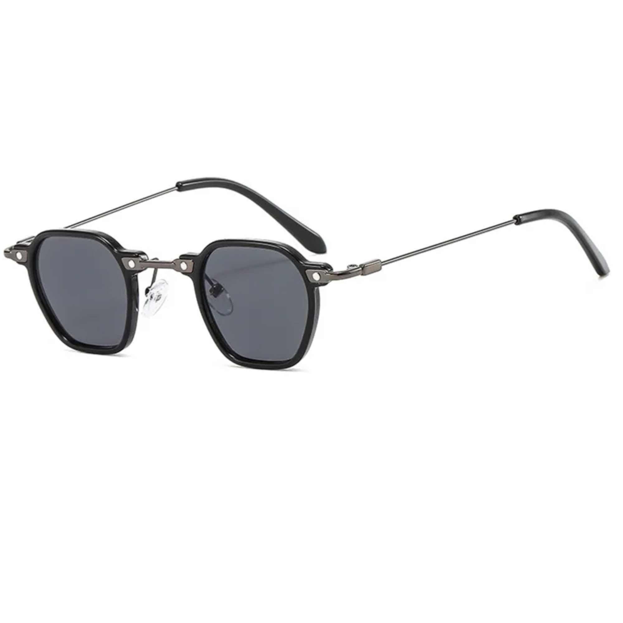 Mayfair | Retro Vintage Square Metal & Acetate Sunglasses