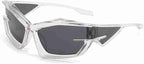 Aero Zenith | Futuristic Wraparound Acetate Sunglasses