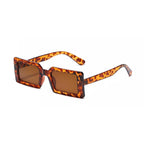 Sienna Glow | Classic Rectangle Acetate Sunglasses
