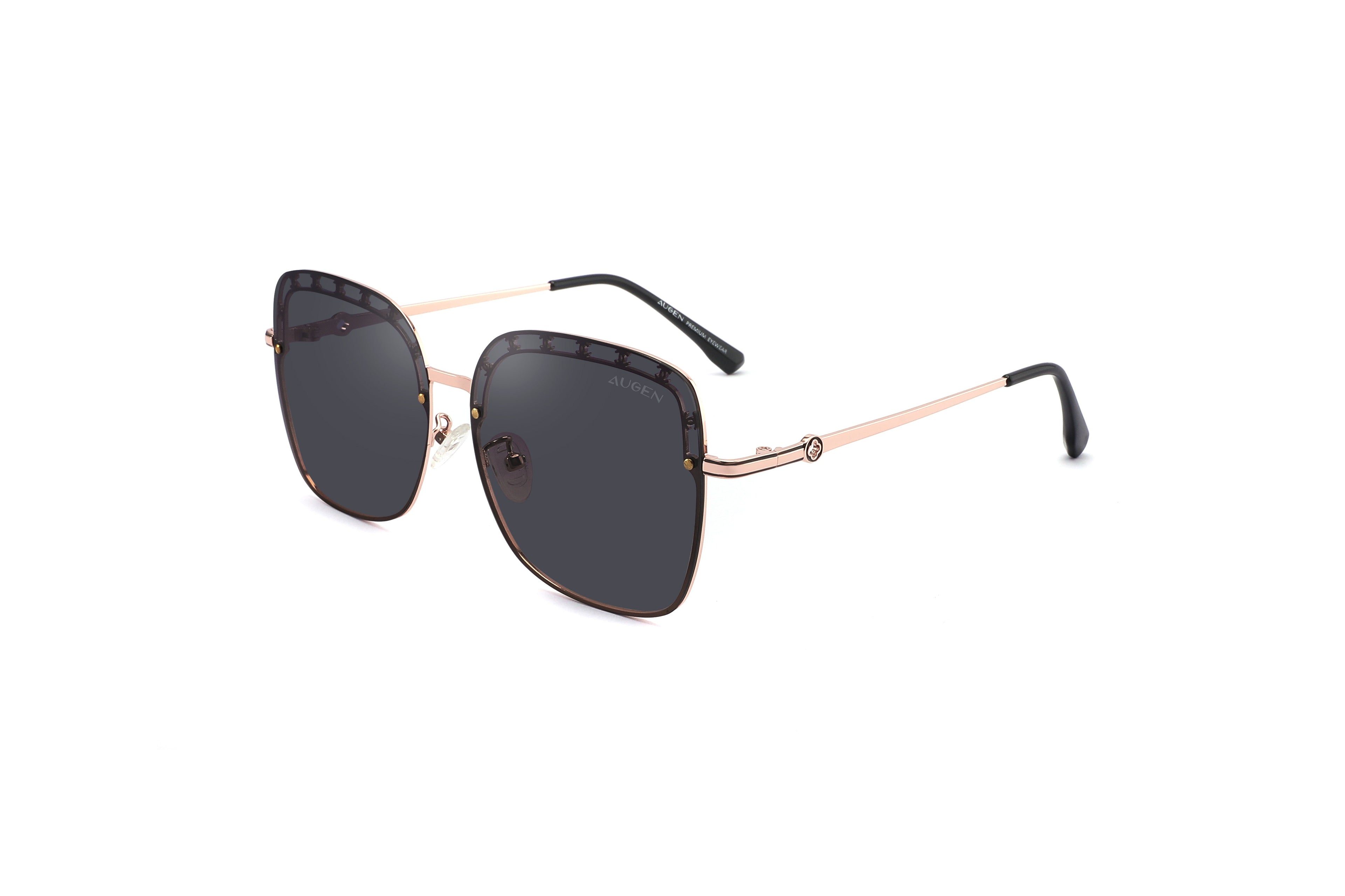 Bristol | Oversized Square Metal Sunglasses